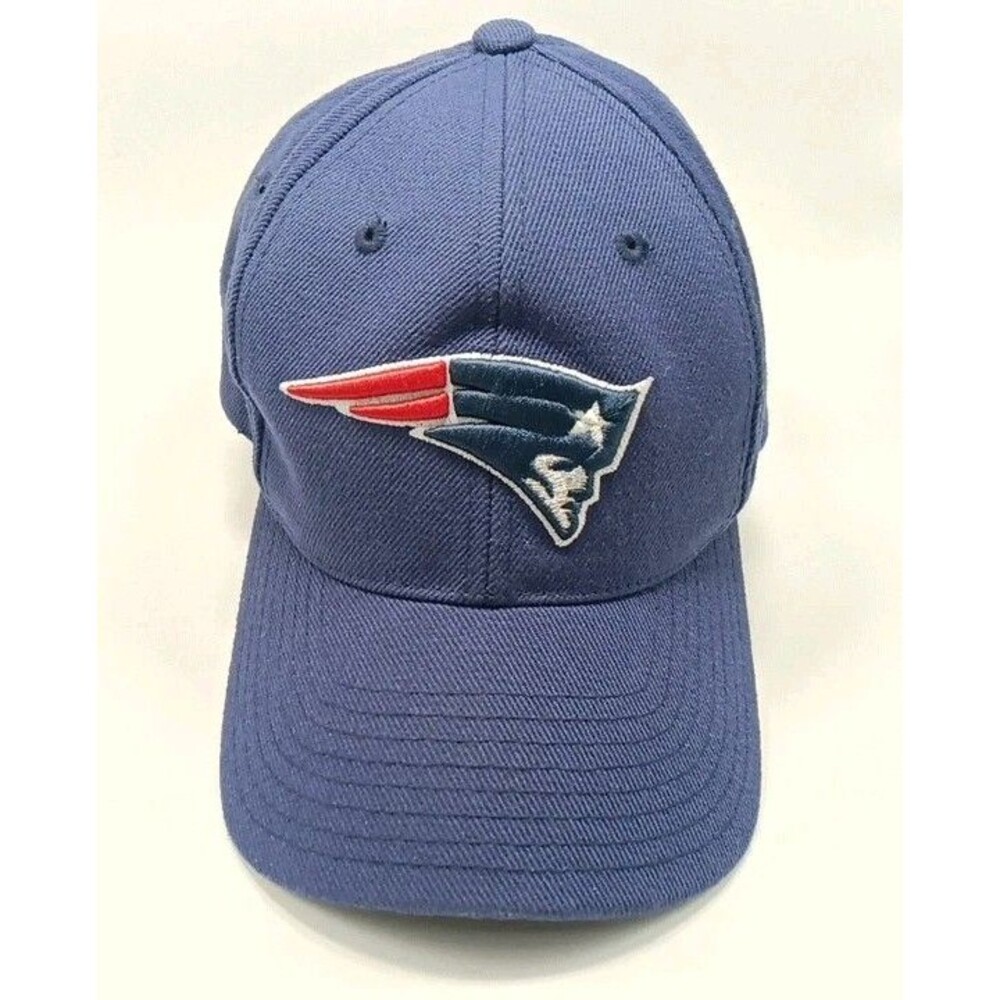 NFL New England Patriots Reebok Wool Blend Strapback OSFA Hat Cap Men NFL  Blue